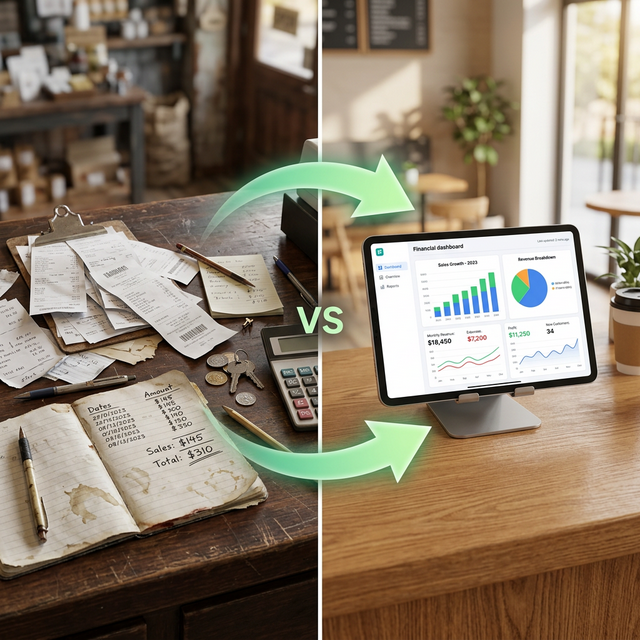 Transformación de caos en mostrador a dashboard