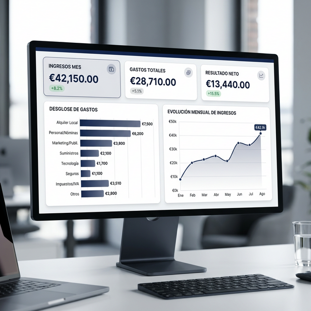 Dashboard exclusivo para clientes