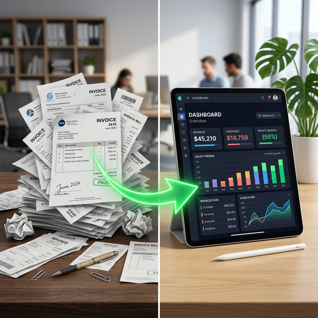 Transformación de factura a dashboard